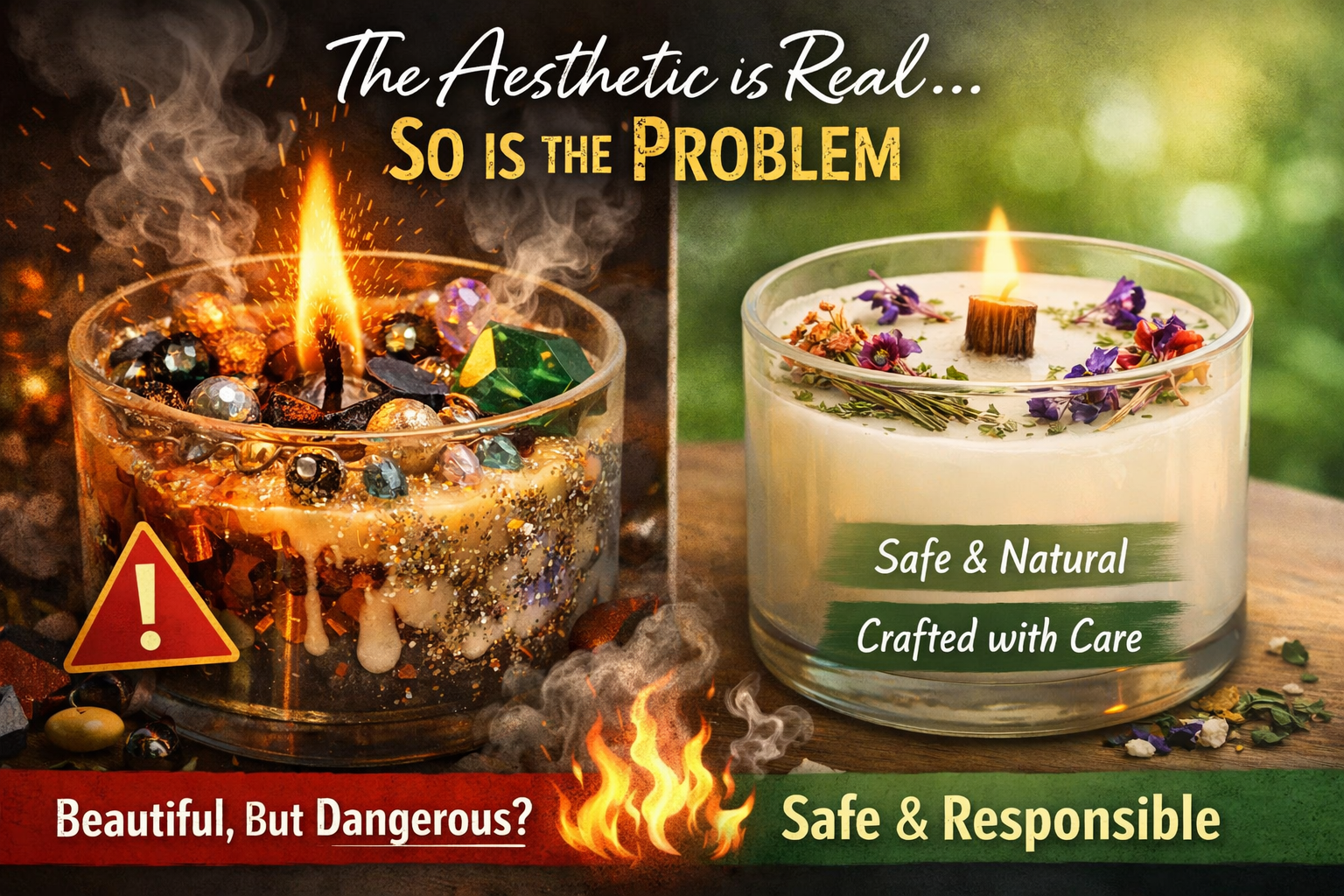 Pretty Doesn't Always Mean Safe: My Take On Decorating Candles Luminate 365 Candles