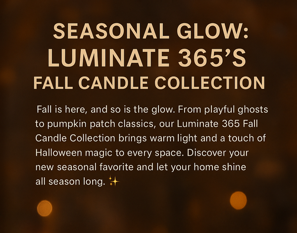 Seasonal-Glow-Luminate-365-s-Fall-Candle-Lineup Luminate 365 Candles