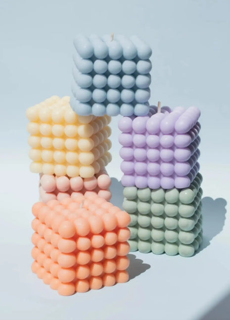 PureFocus Productivity Candle - SMALL – Handmade Bubble Candle for Focus and Clarity | Scented and Unscented Options for Work and Study Luminate 365 Candles