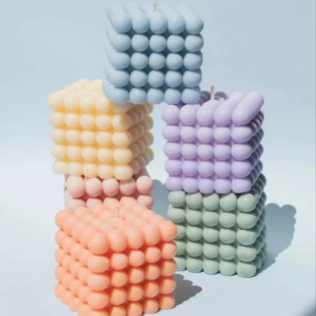 PureFocus Productivity Candle - SMALL – Handmade Bubble Candle for Focus and Clarity | Scented and Unscented Options for Work and Study Luminate 365 Candles