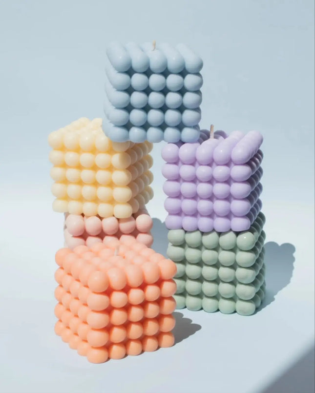 PureFocus Productivity Candle - SMALL – Handmade Bubble Candle for Focus and Clarity | Scented and Unscented Options for Work and Study Luminate 365 Candles