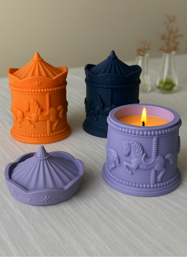 <h1><span style="text-decoration:underline">Handmade Concrete Vessel Candles</span></h1>