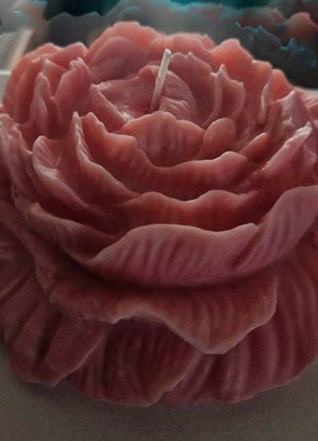 Luminate Everyday Peony Candle – Handmade Floral Candle, Peony-Shaped Home Décor, Unique Gift, Elegant Aesthetic Candle, Wedding Décor