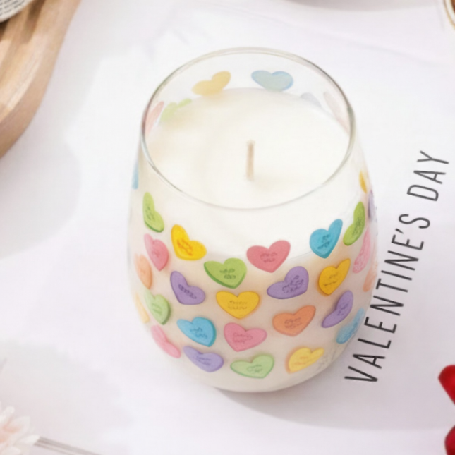 Sweet Hearts Jar Candle