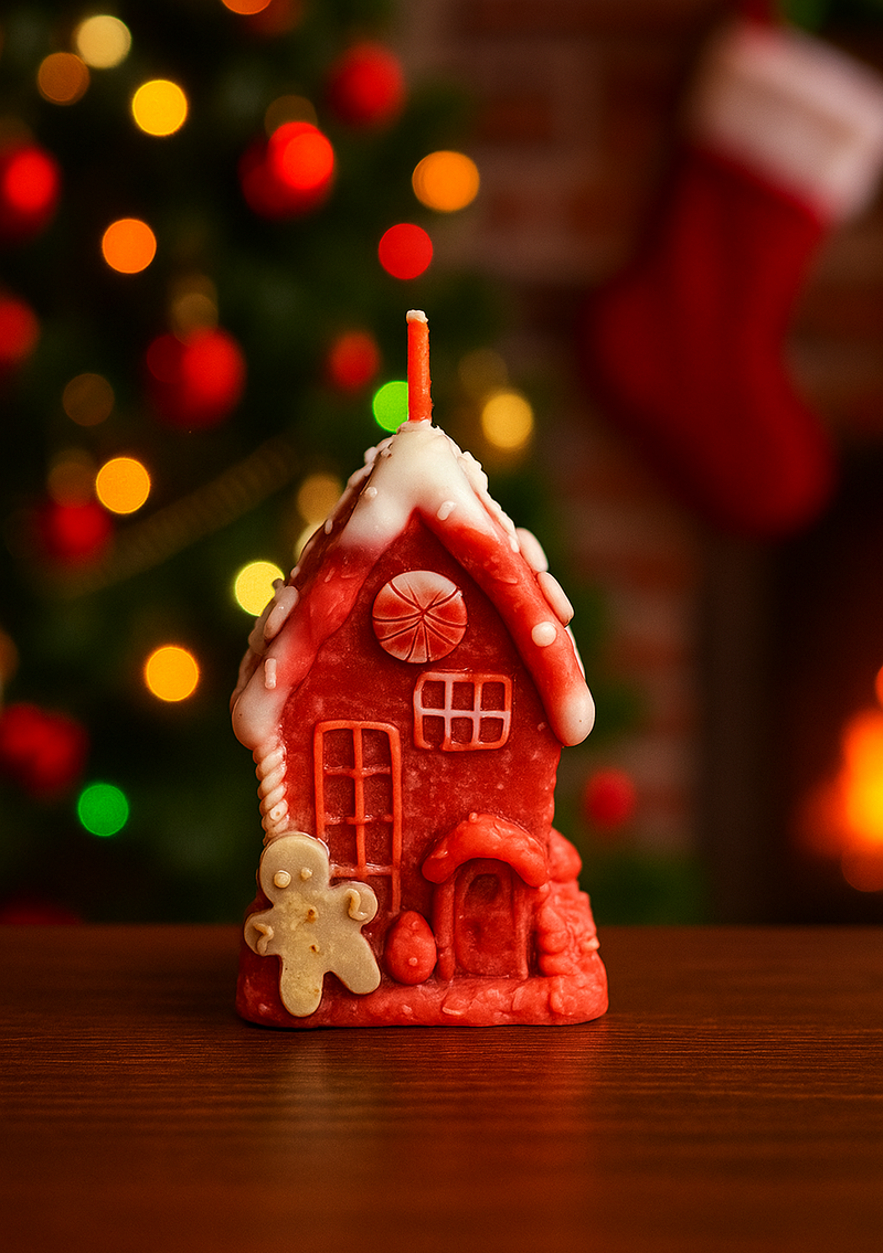 Luminate Gingerbread House Holiday Glow Candle