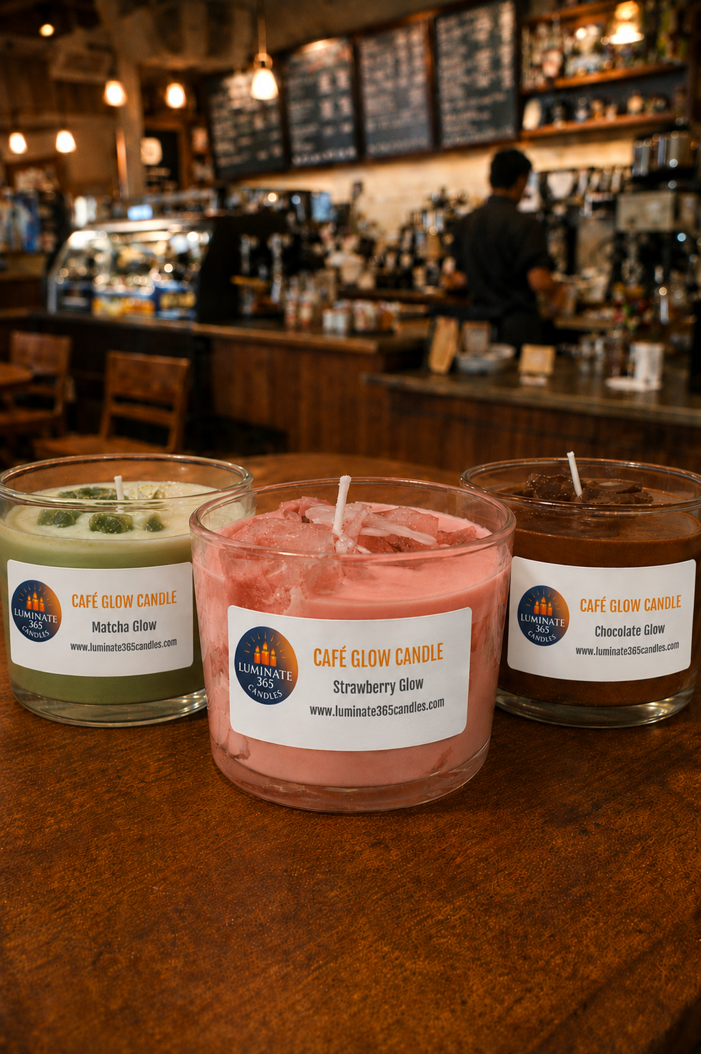 Café Glow Candles Luminate 365 Candles