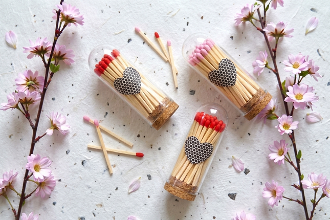 LumaHeart Jar Matches Luminate 365 Candles