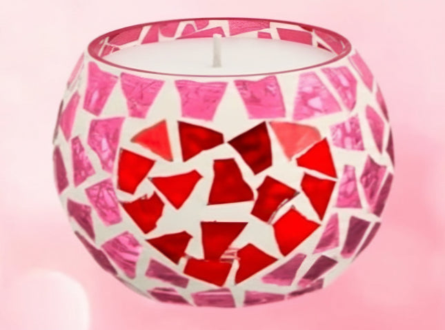 Mosaic Heart Candles Luminate 365 Candles