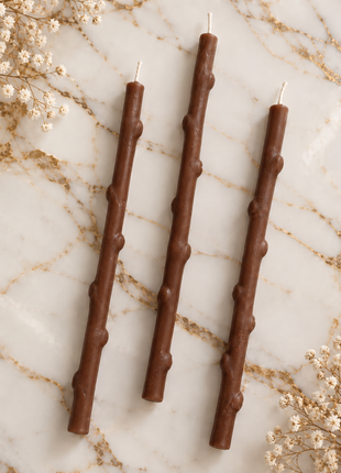 Candlewood Branch Tapers (Set of Three) Luminate 365 Candles