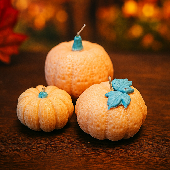 The Harvest Light Pumpkin Set – Seasonal Home Candles Luminate 365 Candles