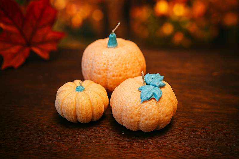 The Harvest Light Pumpkin Set – Seasonal Home Candles Luminate 365 Candles