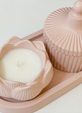 The Luminate Lotus Hearth Set Luminate 365 Candles