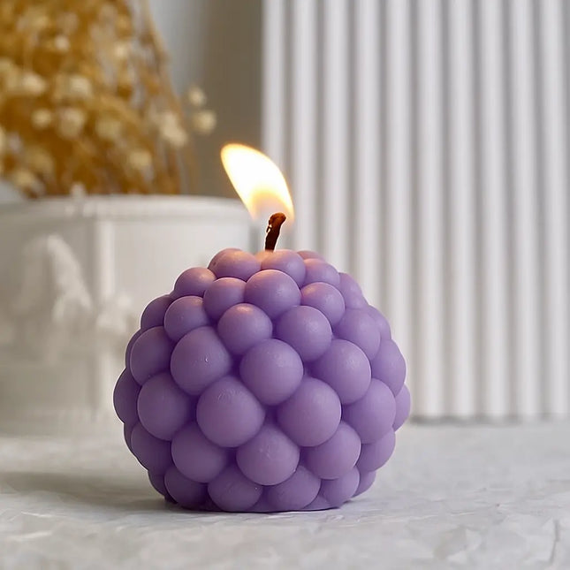 Bubbles of Bliss Candle – Cozy Scent, Playful Design | Let apple‑cinnamon dreams brighten your #selfcare moment.” Luminate 365 Candles