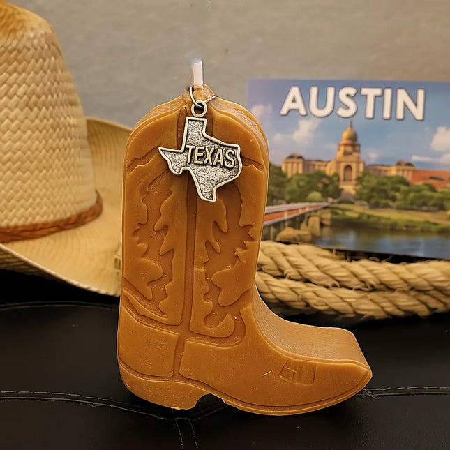 Lone Star Boo$t Candle – Handmade Cowboy Boot Candle with Texas Charm | Western Decor and Unique Gift Idea Luminate 365 Candles