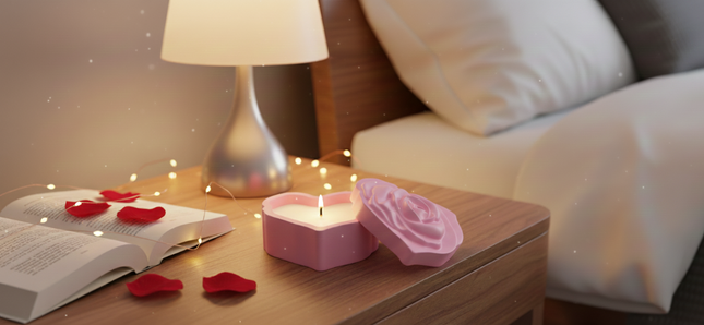 Blush Stone Akoma Candle