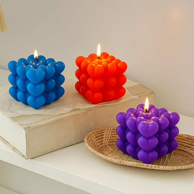 Vela en racimo Kokoro: Luz con amor y propósito