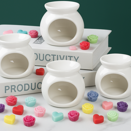 PureZen Ceramic Wax Melt Burner — Luminate 365 Candles Luminate 365 Candles