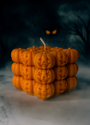 Luminate Jack-O-Lantern Patch Candle Luminate 365 Candles