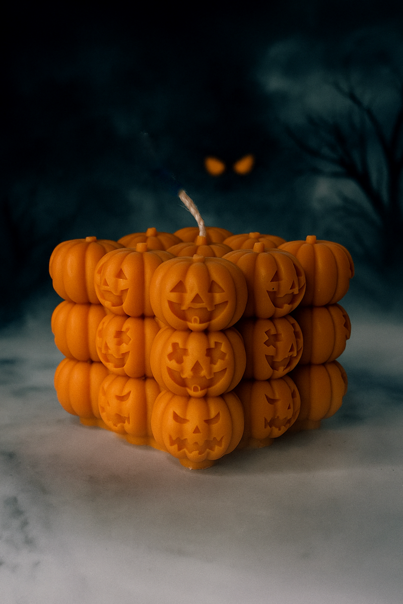 Luminate Jack-O-Lantern Patch Candle Luminate 365 Candles
