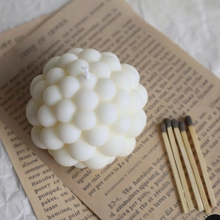 Bubbles of Bliss Candle – Cozy Scent, Playful Design | Let apple‑cinnamon dreams brighten your #selfcare moment.” Luminate 365 Candles