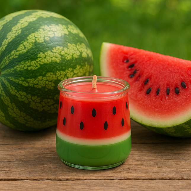 Luminate 365 Watermelon Bliss Candle - Summer Watermelon Scented Candle – Artisan Gift