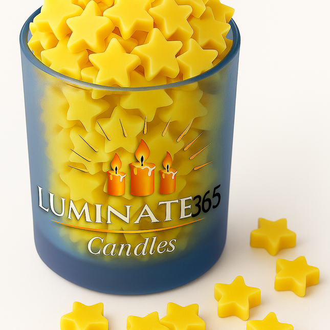 Luminate365 Wax Melts in Frosted Blue Jar – A Bright, Fragrant Experience - Luminate 365 Candles