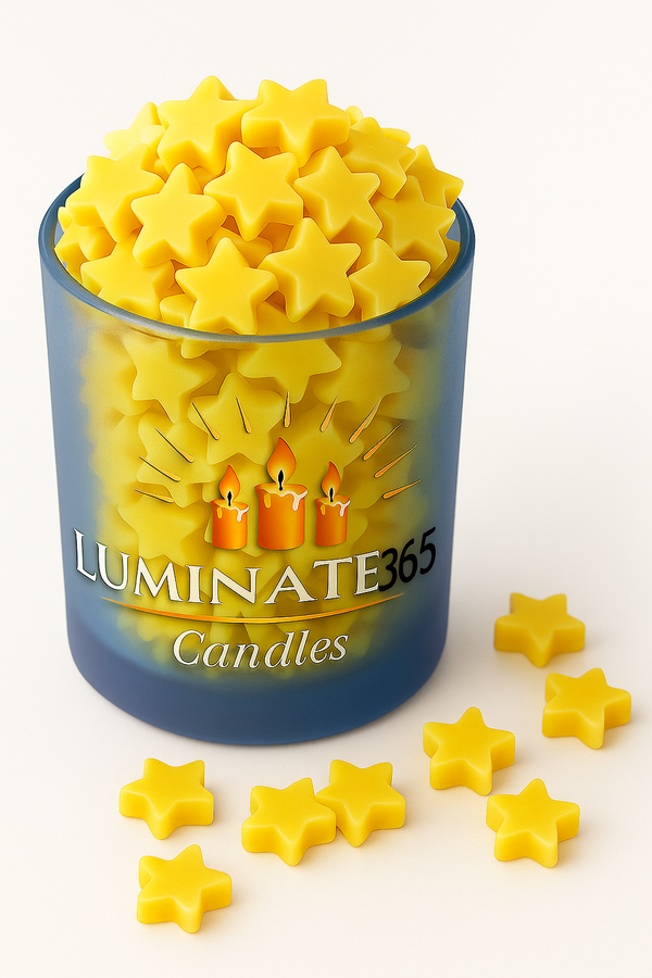 Luminate365 Wax Melts in Frosted Blue Jar – A Bright, Fragrant Experience - Luminate 365 Candles