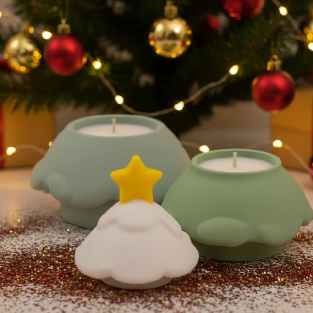 Holiday Pine Tree Candle Luminate 365 Candles