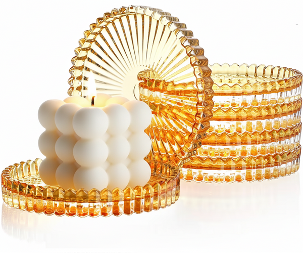 Luminate Luxe Glass Candle Dish – Luminate 365 Candles