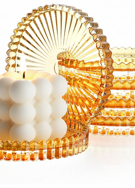 Luminate Luxe Glass Candle Dish