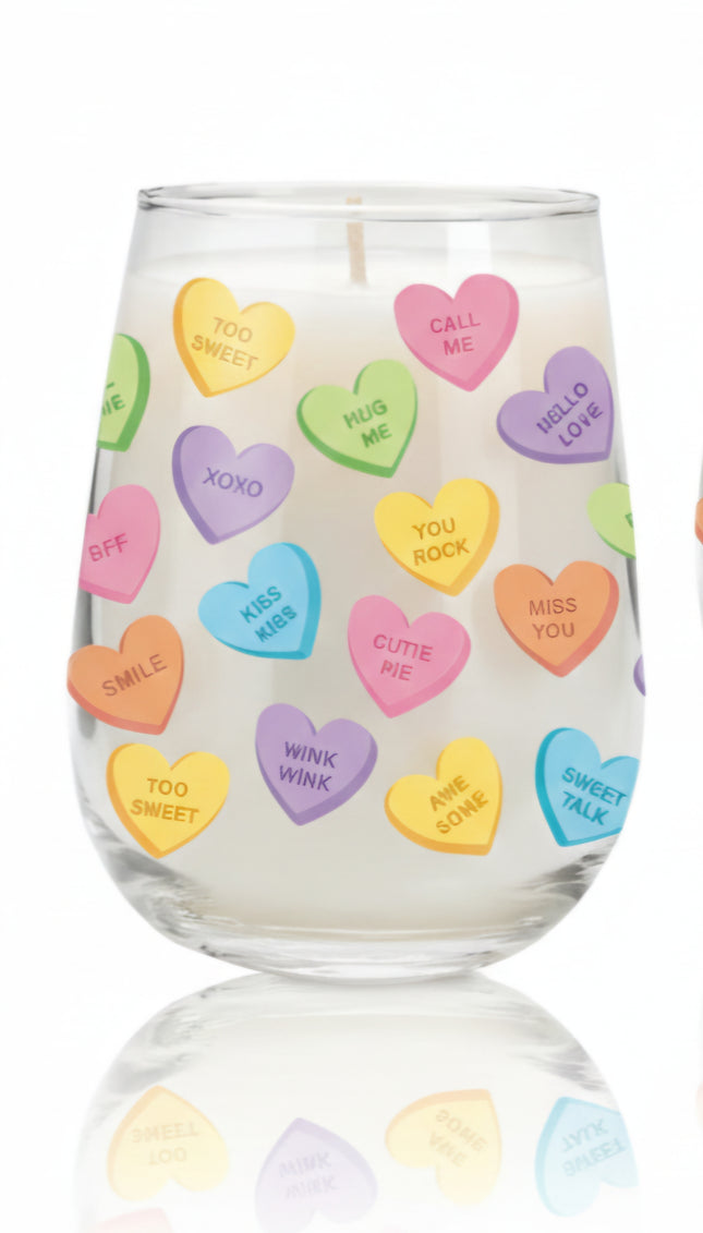 Sweet Hearts Jar Candle