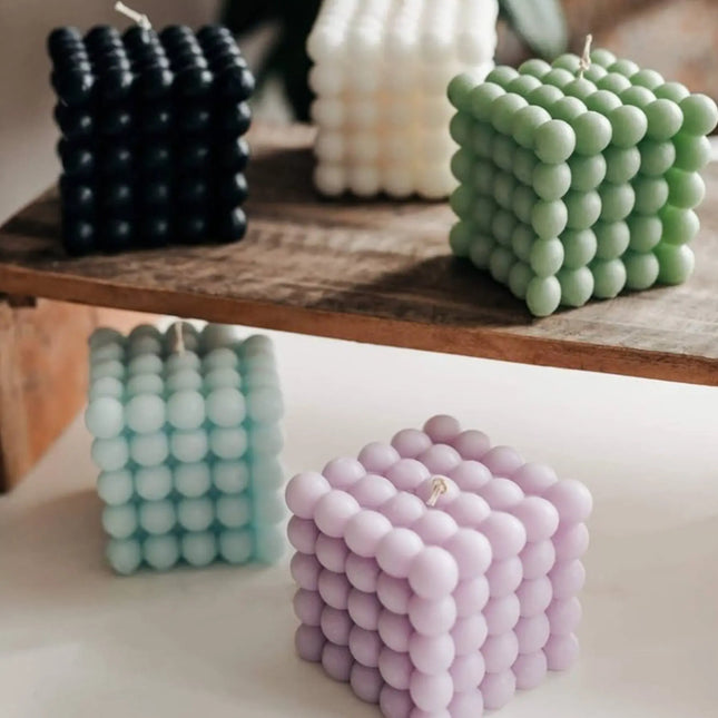 PureFocus Productivity Candle - SMALL – Handmade Bubble Candle for Focus and Clarity | Scented and Unscented Options for Work and Study Luminate 365 Candles