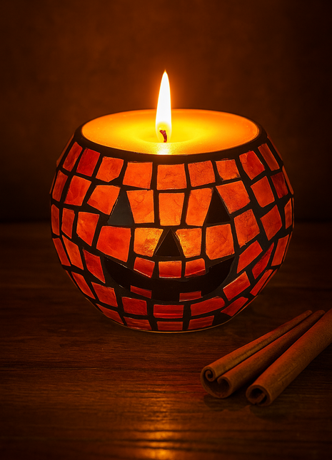 Luminate 365 Mosaic Pumpkin Candle
