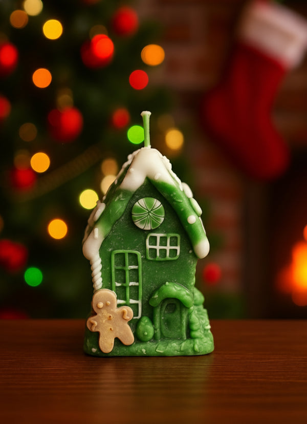Luminate Gingerbread House Holiday Glow Candle